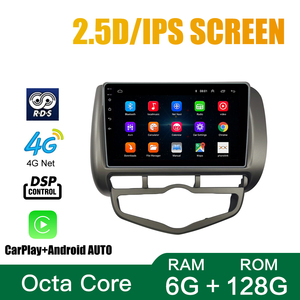 อุปกรณ์วิทยุรถยนต์<span class=keywords><strong>ส</strong></span>ำหรับ HONDA JAZZ 2006-2021 RHD,วิทยุรถยนต์ AC 2 Din Quad Octa-Core แอนดรอยด์คาร์เพลย์ระบบนำทาง GPS - Product Image 5