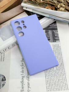 三星S24 S23超Plus手机壳糖果色液体硅胶微纤维流行产品 - Product Image 2