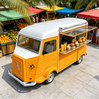 Remorque alimentaire pour Gyros et Kebabs Méditerranéens avec Gril Vertical et Bar à Sauces Fraîches, Chariot de Cuisine Grecque et Turque pour Food Trucks