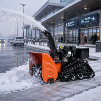 Souffleuse à neige télécommandée robuste, machine de déneigement, nettoyeur Loncin 420cc 15HP EPA avec une largeur de 1000 mm