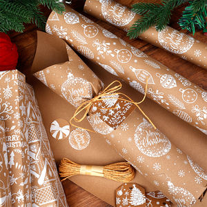 Factory Hot Sale 43x300 cm Christmas <b>Wrapping</b> <b>Paper</b> Gift <b>Wrapping</b> <b>Paper</b> - Product Image 5