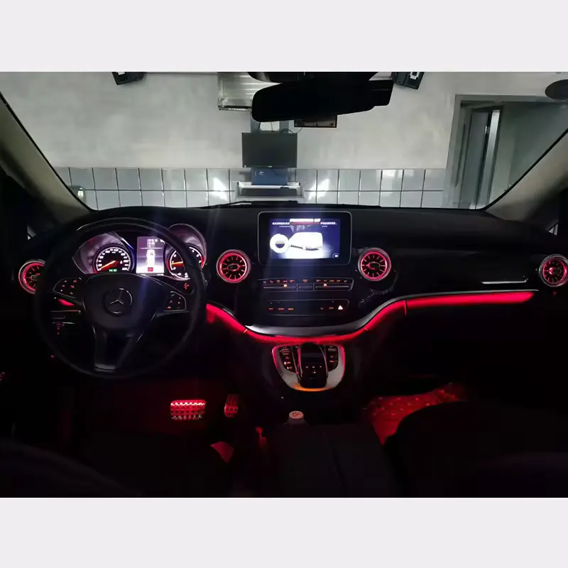 HUAXI Fabrik neues Automobil-Umgebungsbeleuchtungssystem Auto-LED-Innenbeleuchtung Umgebungsbeleuchtungsset für Mercedes V-Klasse W447