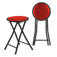Chaise pliante en métal avec dossier, tabouret pliable portable, chaise de salle à manger, tabouret pliant pour la maison et le bureau