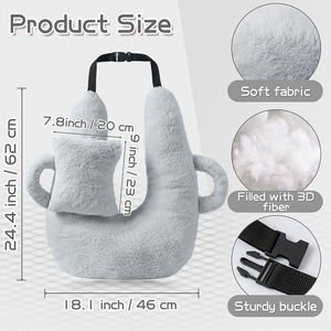 Oreiller de voyage longue distance <span class=keywords><strong>pour</strong></span> dormeur Coussin de soutien de la tête à double main <span class=keywords><strong>pour</strong></span> adultes et enfants Oreiller de voyage en voiture - Product Image 2