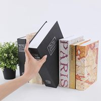 Coffre-fort secret en forme de livre avec serrure à combinaison, coffre-fort extra large, boîte à serrure en métal cachée, boîte à cacher de l'argent