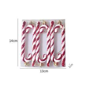 Negozio pronto ornamenti di <span class=keywords><strong>natale</strong></span> <span class=keywords><strong>caramelle</strong></span> di plastica bastone da passeggio albero decorazione <span class=keywords><strong>natale</strong></span> regalo di <span class=keywords><strong>Natale</strong></span> - Product Image 1