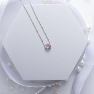 Collier à chaîne fine intemporel pour femme avec diamants Moissanite de style tennis rayonnant et créateur en argent 925 durable - Product Image 6