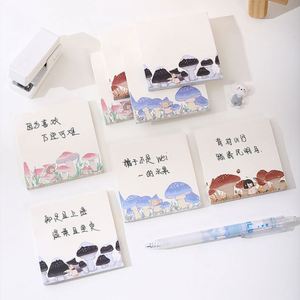 HengXin Cute Sticky Note 50Sheets Kawaii School Supplies Memo <b>Pad</b> Self-adhesive Cute Stationery - Product Image 2