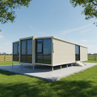 Maison modulaire en conteneur au design moderne, efficace et extensible, maisons portables, maison en conteneur pliable et extensible