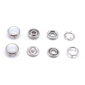 Phụ kiện may mặc OEM, hợp kim kẽm, nút bấm kim loại ngọc trai tùy chỉnh 5 chấu, nút bấm kim loại, nút bấm cho bé - Product Image 6