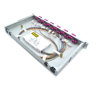 Khung phân phối quang 19 "Rack-Mount, hộp kết thúc sợi 24 lõi cho SC/LC/FC/ST, ODF thép cho các trung tâm dữ liệu - Product Image 3