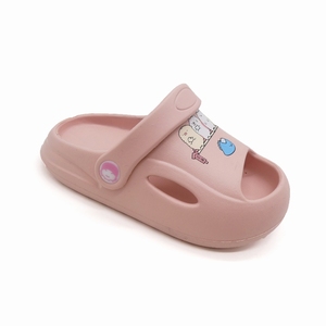 Sandalias de goma con dibujos animados para niños y niñas, zapatos bonitos, zapatillas <span class=keywords><strong>rosas</strong></span>, <span class=keywords><strong>zuecos</strong></span>, novedad - Product Image 1