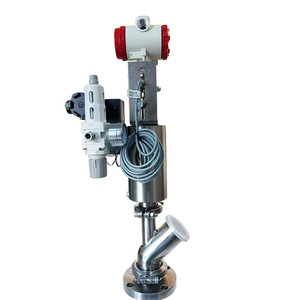 Válvula Angular Neumática de Acero Inoxidable para Procesamiento Químico e Industria Farmacéutica - Product Image 2