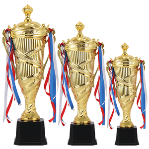 Custom Logo Design Letter and Pattern Plastic Craft for Trophy Plastic Base High Quality Trophies Plastic