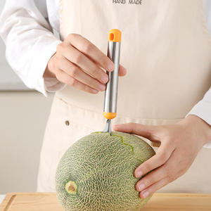 Stainless Steel Melon Baller Set 3 Pieces Fruit Divider Tool Easy To Clean For Watermelon Scooping - Product Image 5