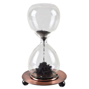 Decorative Magnetic <strong>Sand</strong> Hourglass <strong>Timer</strong> With Iron Base - Product Image 1