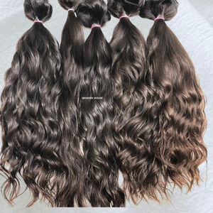 Cheveux vierges indiens bruts, cheveux humains Remy, mèches de cheveux, extensions de tissage, trame unique, toutes les couleurs, fournisseur en gros d'usine - Product Image 4