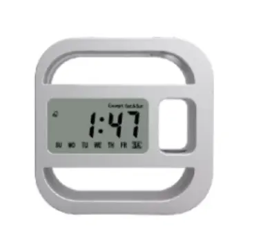 Plastic Pen Holder Digital Clock Table clock 3d cheap wall clocks with great price