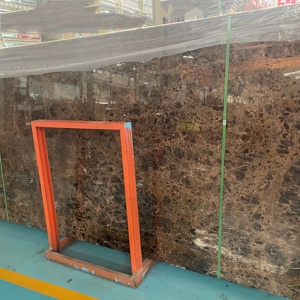 Dalles de marbre brun Emperador foncé classique espagnol pour carreaux de sol, panneaux de revêtement mural et éviers - Product Image 5