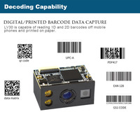 Módulo Escáner de Códigos QR y Códigos de Barras LV30 OEM con Sensor CMOS de Alta Velocidad (300 Escaneos/Seg) - En Stock