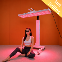 IDEATHERAPY 8/9 Ondes Bluetooth et APP, Appareil de luminothérapie LED pour le corps entier à usage domestique, Panneau de luminothérapie infrarouge et rouge