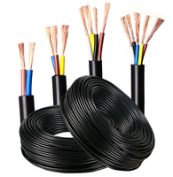 Cable de Alimentación Impermeable con Cubierta de PVC de 3 Núcleos de Cobre SJT SJTW de 2 mm 41/0.254, Personalizado de Fábrica, Venta al por Mayor