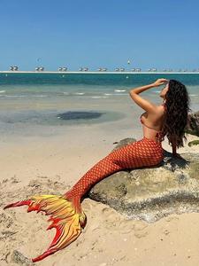 Maillot <span class=keywords><strong>de</strong></span> bain <span class=keywords><strong>sirène</strong></span> pour femmes en gros, bikini sexy à trois pièces - Product Image 4