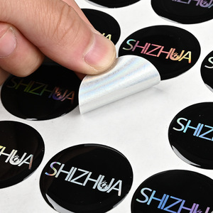 Etiqueta Redonda Autoadhesiva Impermeable con Impresión UV y Logotipo Personalizado Wei Hao Epoxy Sticker para Promoción de Marca - Product Image 3