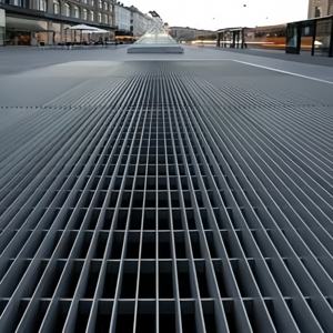 Izgara kapak fırtına drenaj kapağı çelik ızgara tasarımı ile doğrusal drenaj kanalı paslanmaz çelik Metal yapı malzemesi - Product Image 6