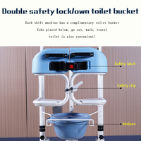 Dispositivo Hidráulico de Altura Ajustable para Mover Pacientes, Herramienta Médica de Enfermería para Discapacitados y Ancianos, Silla Elevadora para Transferencia de Pacientes