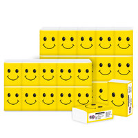Mouchoirs de poche personnalisés avec logo imprimé, mouchoirs promotionnels en papier 3 plis, pâte de bois vierge, pâte de bambou, OEM ODM, mini paquet