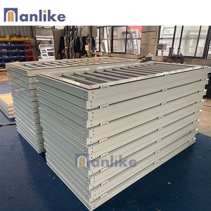 मच्छरदानी के साथ अमेरिकी आंतरिक एल्यूमिनियम फ्रेम हैंड क्रैंक आंतरिक लौवर जलौसी टेम्पर्ड ग्लास विंडोज़ के समान - Product Image 1