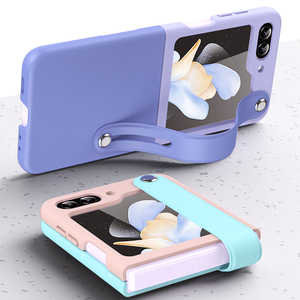 เคสสำหรับ Samsung Galaxy <span class=keywords><strong>Z</strong></span> <span class=keywords><strong>Flip</strong></span> 5 ขายส่งจากโรงงาน เคสโทรศัพท์แบบ<span class=keywords><strong>พับ</strong></span><span class=keywords><strong>ได้</strong></span> <span class=keywords><strong>Flip</strong></span> <span class=keywords><strong>3</strong></span> <span class=keywords><strong>Flip</strong></span> 4 พร้อมสายคล้องมือ ปกนิ่ม - Product Image 1