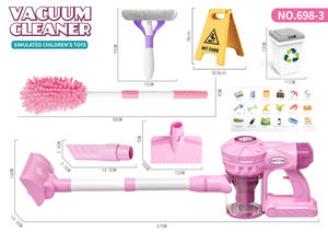 MILI Ensemble de jouets de simulation pour enfants <span class=keywords><strong>Aspirateur</strong></span> électrique Simulation de jeu de rôle amusant en plastique pour les enfants d'âge préscolaire - Product Image 2