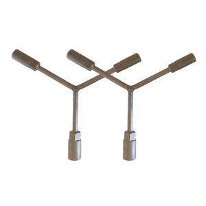 Clé en forme de Y à tige épaisse grise phosphatée - Product Image 3