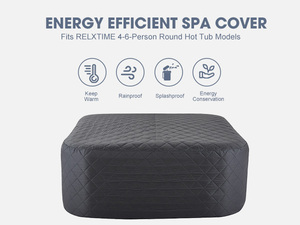 Couverture thermique carrée de SPA de baquet chaud <span class=keywords><strong>gonflable</strong></span> de nouvelle conception de soleil pour 6 personnes - Product Image 2