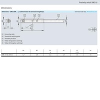 Sensor de Proximidad Original FESTO SME-10-KL-LED-24 173210, Interruptor de Desplazamiento Tipo Lengüeta, Interruptor de Proximidad, Sensor de Interruptor