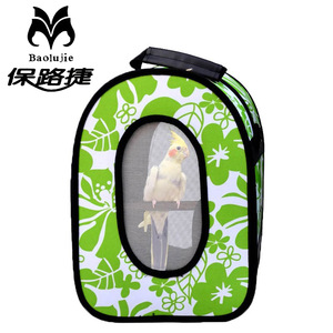 Mochila Transportadora de Aves Baolujie con Diseño Floral, Bolsa de Transporte Portátil para Aves Pequeñas - Product Image 1