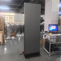 Écran LED pliable d'intérieur pour affichage publicitaire, avec SDK, pour centres commerciaux, magasins de détail et ascenseurs, options de pixels P1.86/P2, sur pied
