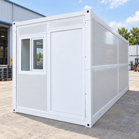 Maison conteneur modulaire pliable de type X en acier robuste et étanche pour hébergement de camp minier à déploiement rapide (20 pieds, 40 pieds)