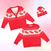 Mode Weihnachts mädchen Kleidung Winter O-Ausschnitt Unisex Kleinkind Pullover Shirt Family Style Warmer Pullover Pullover für Kinder