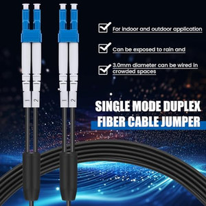Cavo Internet in Fibra Ottica per Esterni Threlaco 500ft (150 Metri) <span class=keywords><strong>LC</strong></span> a <span class=keywords><strong>LC</strong></span>, Armato, 9125um, Fibra Singola Modal Duplex, OEM ODM - Product Image 4