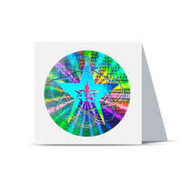 Etiquetas Adhesivas con Logotipo Holográfico Personalizado, Efecto Láser, Sello Anti-Falsificación, Código QR, Adhesivo Permanente, Brillante/Estampado Gratuito