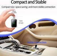 Adaptateur CarPlay 2in1 filaire vers sans fil Convertir Type-C Plug & Play Fast Connect Mini Smart AI Auto Box Dongle pour iPhone Android