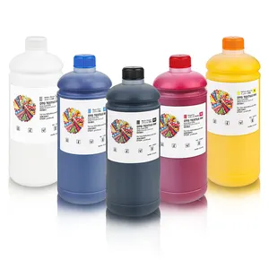 Recarga de botella de 5 colores, 1000ML, tinta de Impresión textil Digital, tinta DTG para impresora textil EPSON SureColor F2000 F2100 F2130
