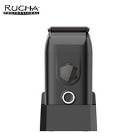 RUCHA Kit de tondeuse à cheveux professionnelle 3 en 1, tondeuse, rasoir, rechargeable par USB, machines à couper et à raser les cheveux
