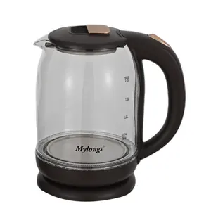 Give your family healthy water Glass electric kettle MY-3188 electric tea kettle and pot with LED light