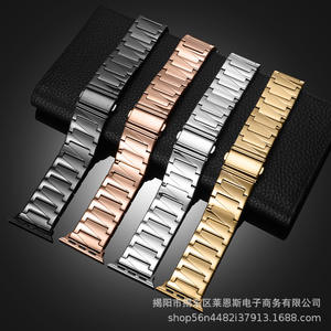 สายนาฬิกาข้อมือสแตนเลสสตีลขนาด 22 มม. แบบพับได้ ใช้ได้กับ Apple Watch สำหรับนาฬิกาอัจฉริยะขนาด 38-49 มม. - Product Image 2