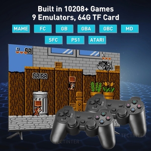 Console de jeu vidéo 4K, manette sans fil, 10000 jeux intégrés, lecteur portable rétro 64G pour PS1/FC/GBA Stick, vidéo 4K - Product Image 3