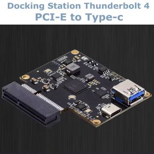Nueva Tarjeta Adaptadora Thunderbolt 4 a PCI-<span class=keywords><strong>E</strong></span> 4X, Base de Expansión para Tarjeta Gráfica Externa Thunderbolt, Adaptador USB4 Core, 40Gbps Tipo-C de Alta Velocidad - Product Image 3